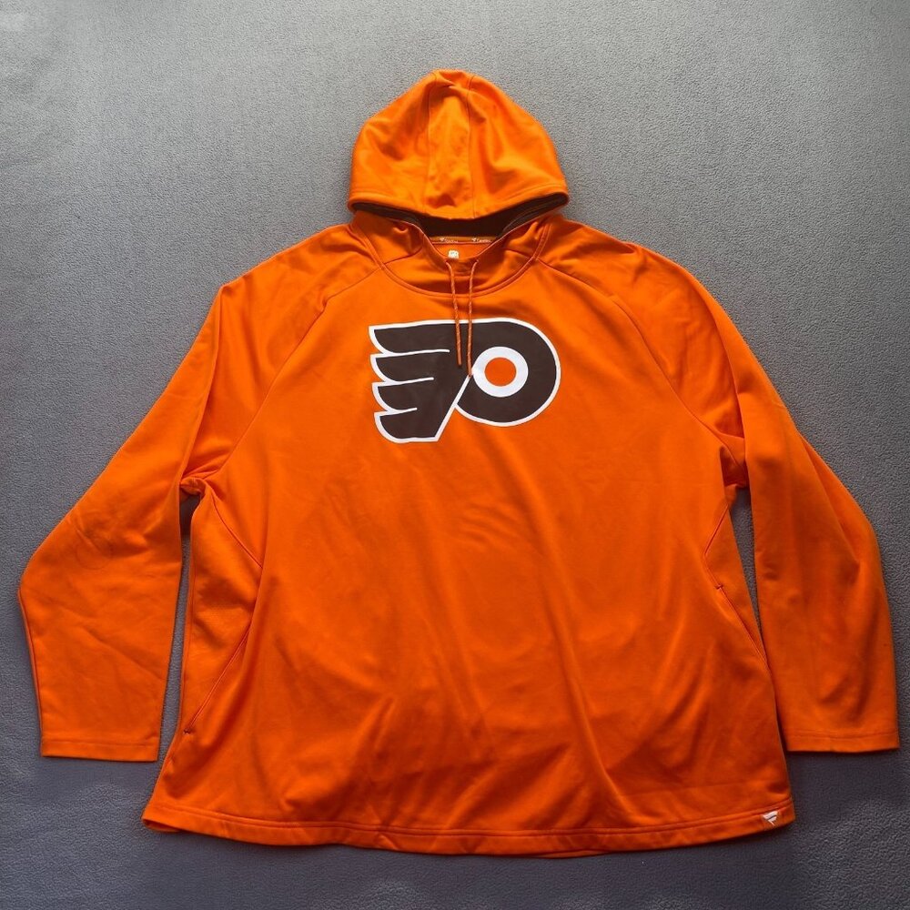 Philadelphia Flyers Hoodie Adult Size 5XL Orange Pullover NHL Hockey,Fanatics